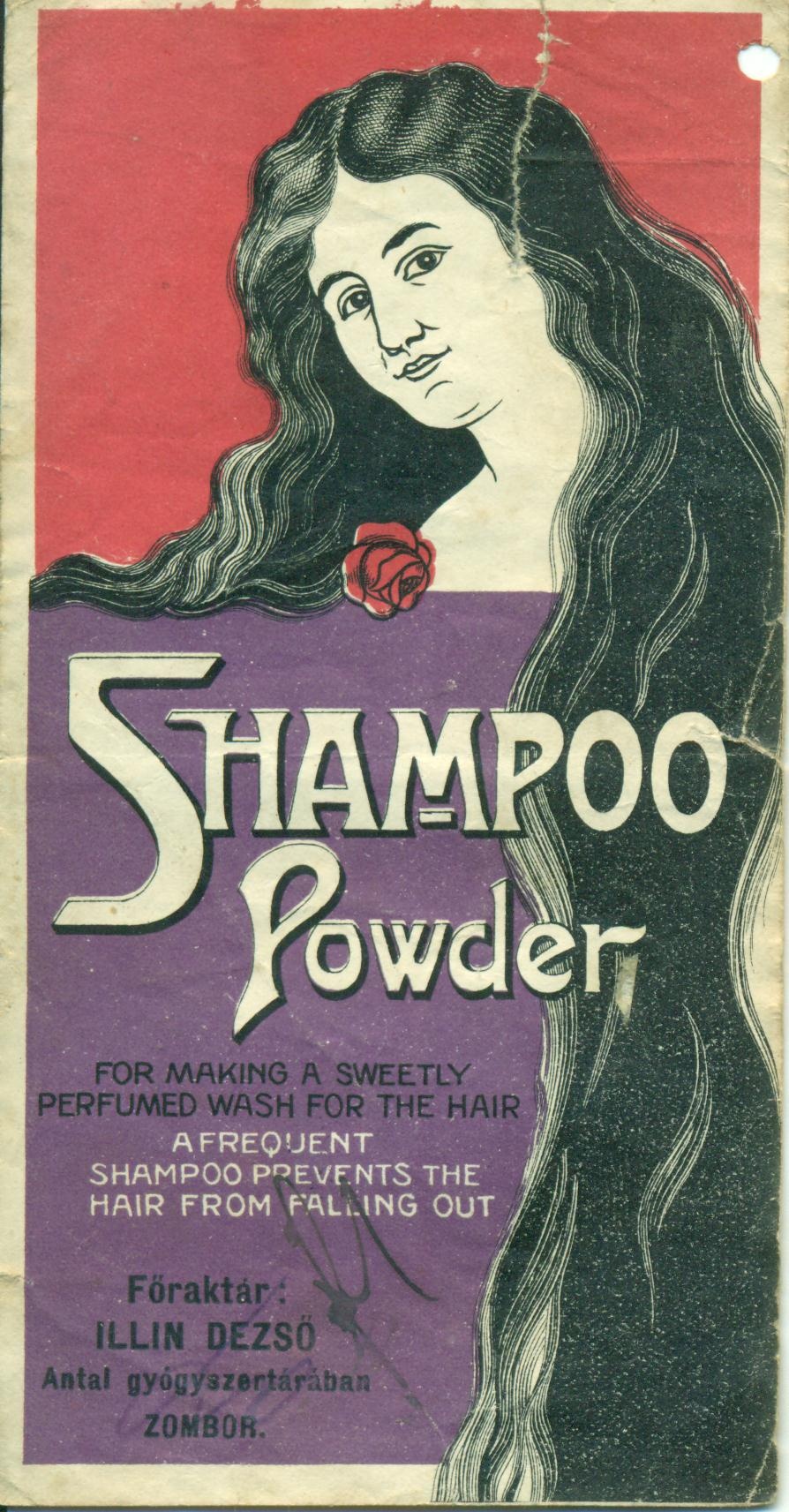 Shampoo powder (Magyar Kereskedelmi és Vendéglátóipari Múzeum CC BY-NC-SA)
