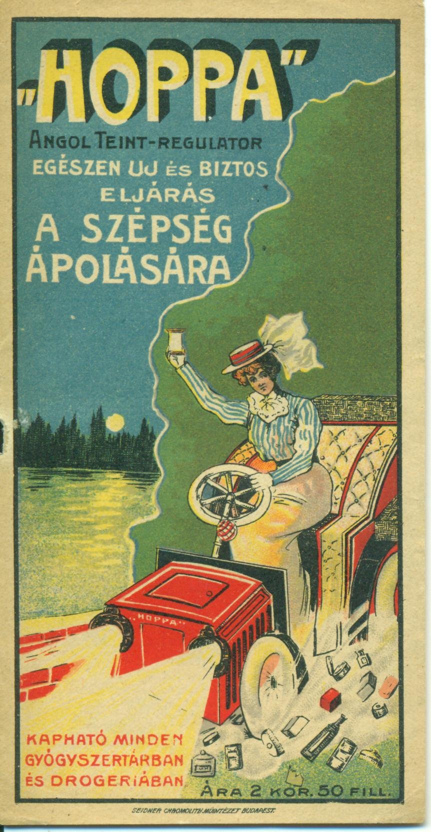 "Hoppa" angol Teint-regulator (Magyar Kereskedelmi és Vendéglátóipari Múzeum CC BY-NC-SA)