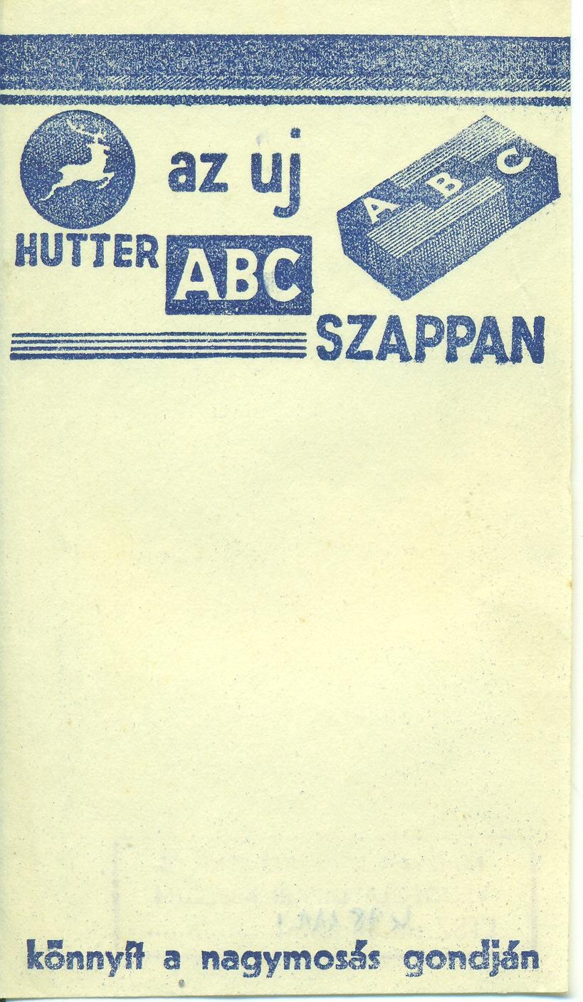 Hutter ABC színszappan (Magyar Kereskedelmi és Vendéglátóipari Múzeum CC BY-NC-SA)