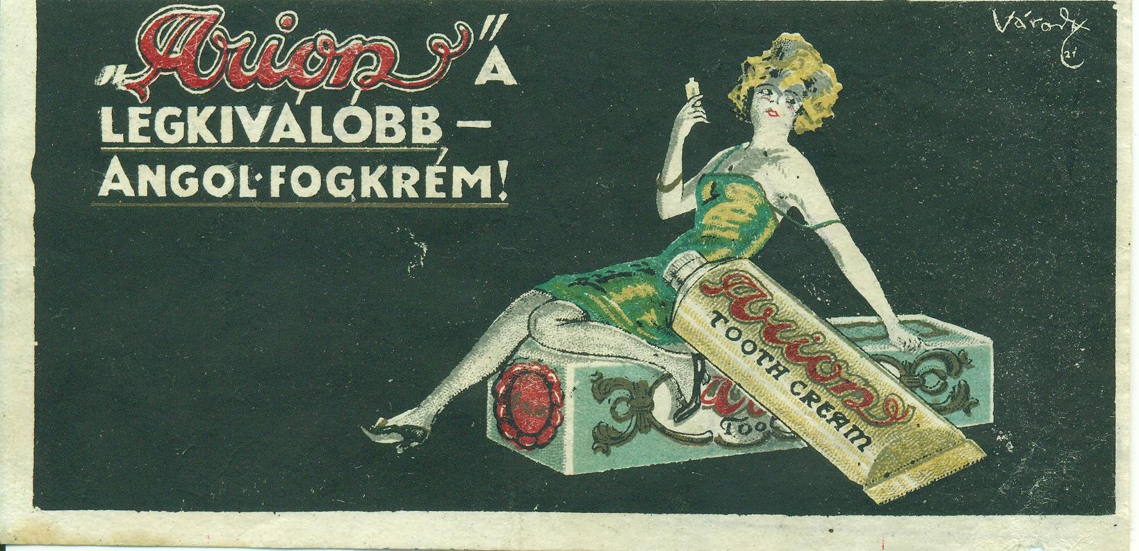 Arion fogkrém (Magyar Kereskedelmi és Vendéglátóipari Múzeum CC BY-NC-SA)