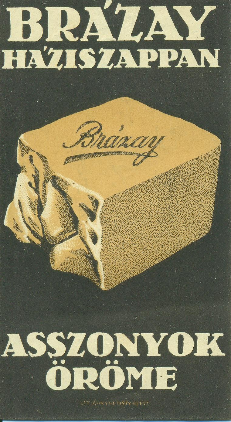 Brázay háziszappan (Magyar Kereskedelmi és Vendéglátóipari Múzeum CC BY-NC-SA)