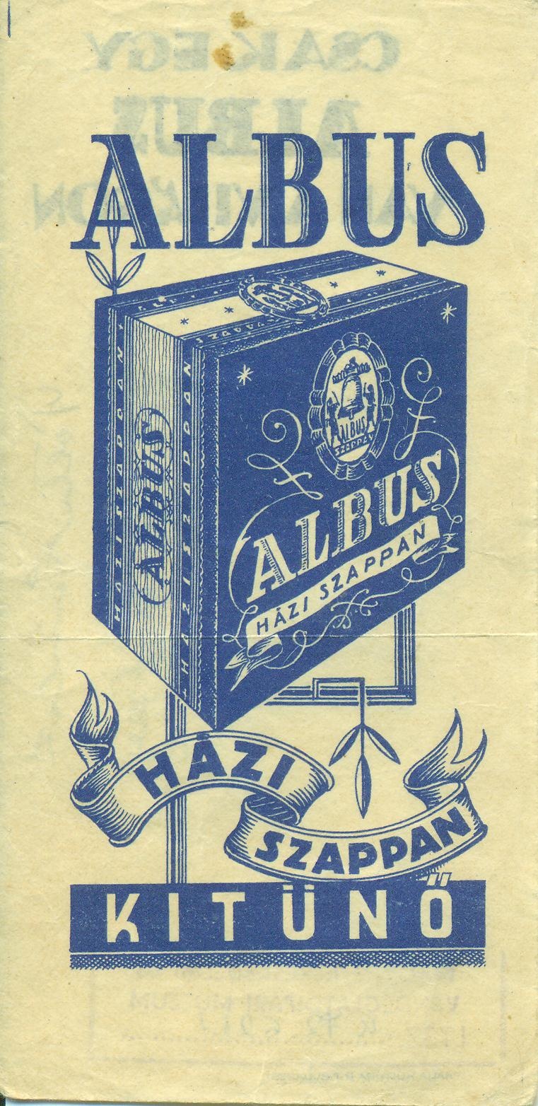 Albus házi szappan (Magyar Kereskedelmi és Vendéglátóipari Múzeum CC BY-NC-SA)