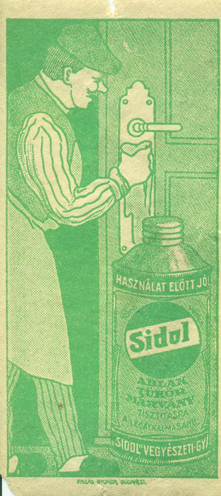 Sidol fényesítő (Magyar Kereskedelmi és Vendéglátóipari Múzeum CC BY-NC-SA)