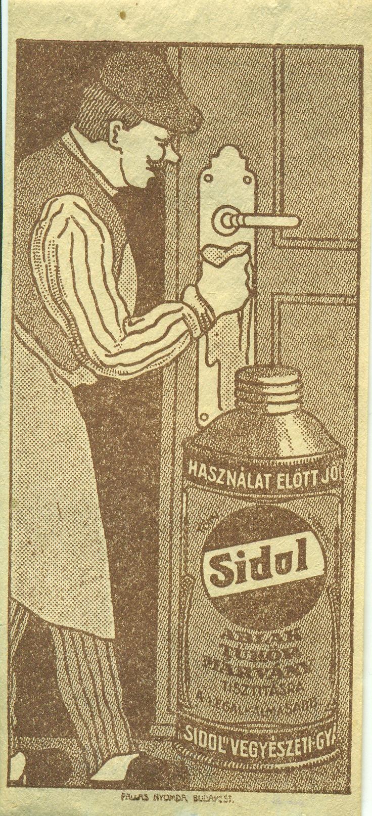 Sidol fényesítő (Magyar Kereskedelmi és Vendéglátóipari Múzeum CC BY-NC-SA)