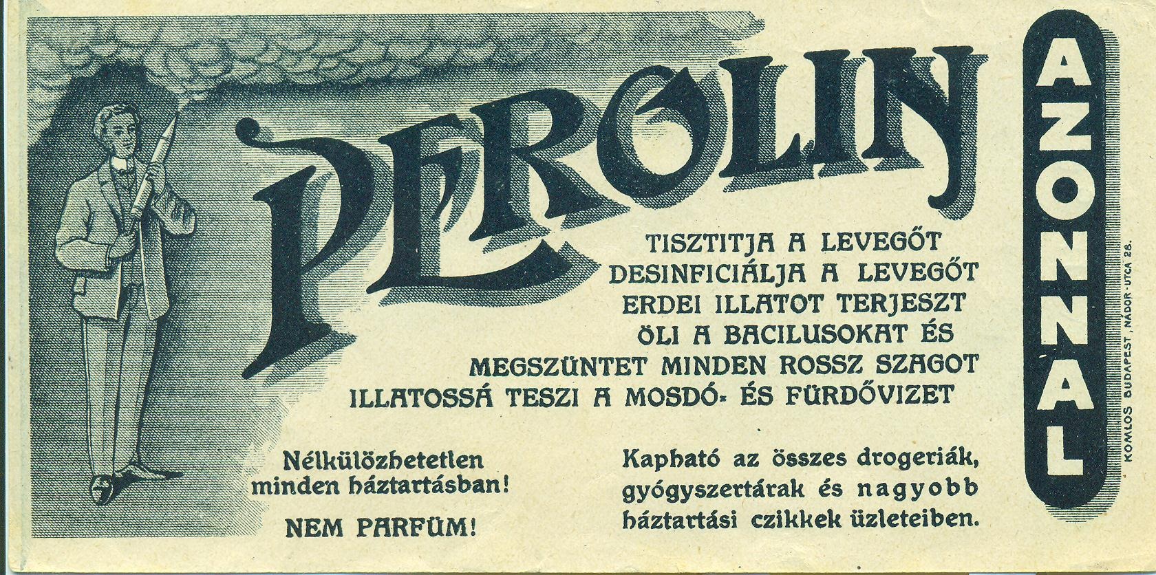 Perolin (Magyar Kereskedelmi és Vendéglátóipari Múzeum CC BY-NC-SA)
