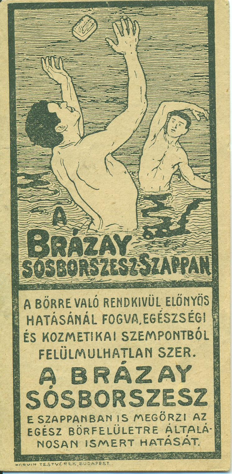 Brázay sósborszesz szappan (Magyar Kereskedelmi és Vendéglátóipari Múzeum CC BY-NC-SA)
