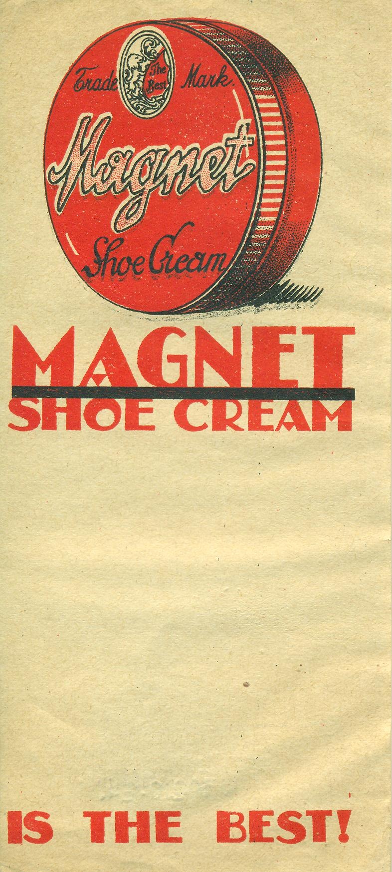 Magnet Shoe Cream (Magyar Kereskedelmi és Vendéglátóipari Múzeum CC BY-NC-SA)