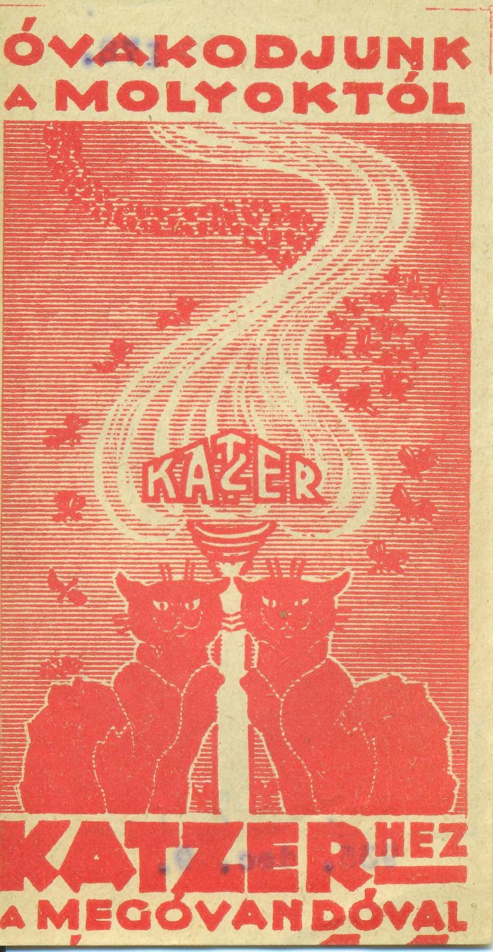 Katzer molyirtó (Magyar Kereskedelmi és Vendéglátóipari Múzeum CC BY-NC-SA)