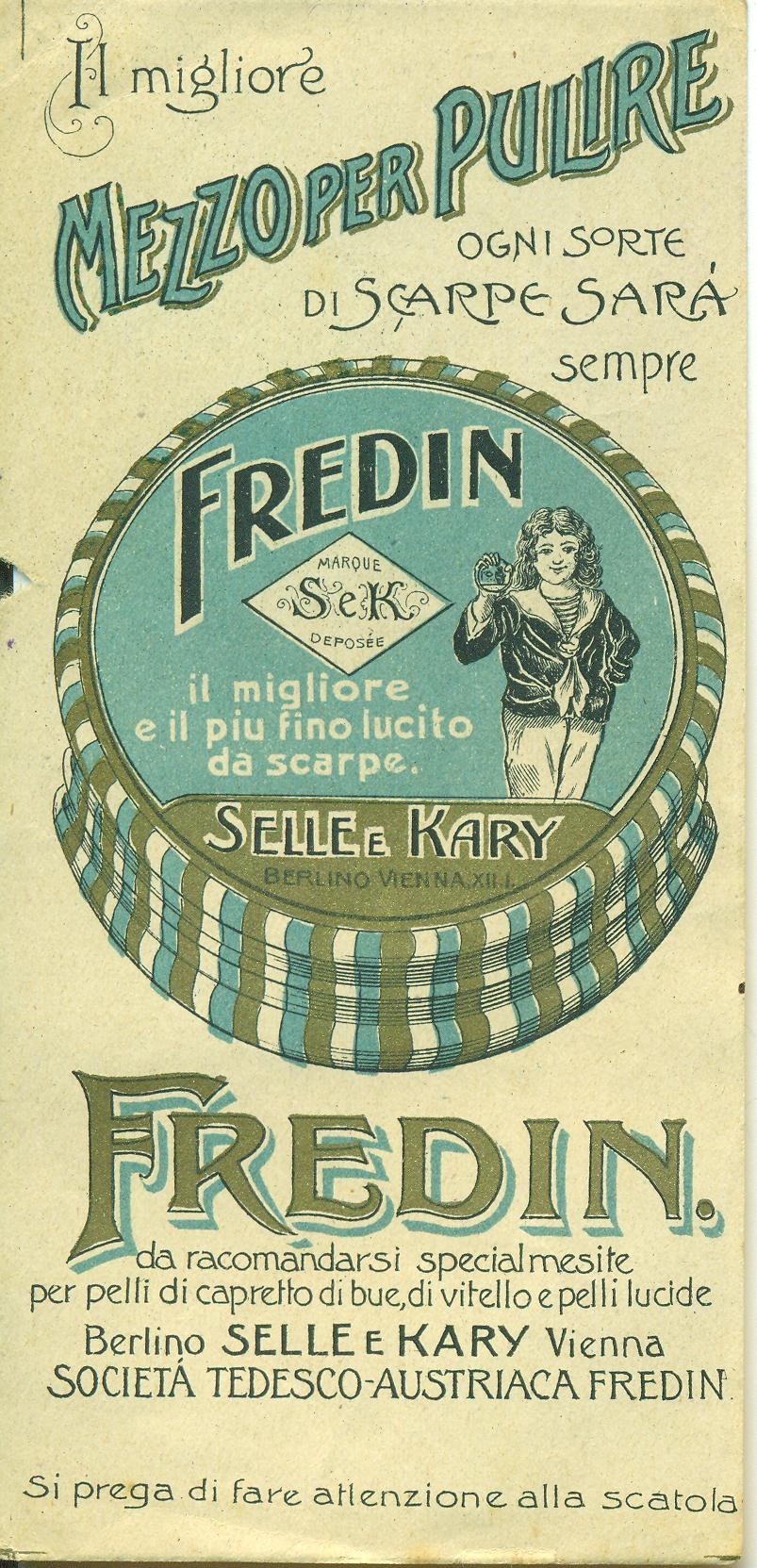 Fredin cipőtisztítószer (Magyar Kereskedelmi és Vendéglátóipari Múzeum CC BY-NC-SA)