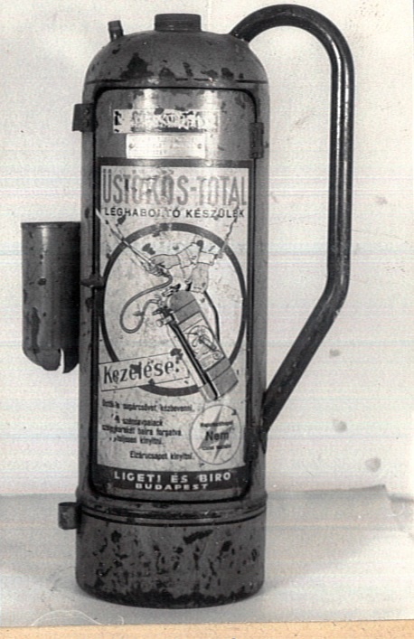 ÜSTÖKÖS TOTAL léghaboltó-készülék metszete (Katasztrófavédelem Központi Múzeuma CC BY-NC-SA)