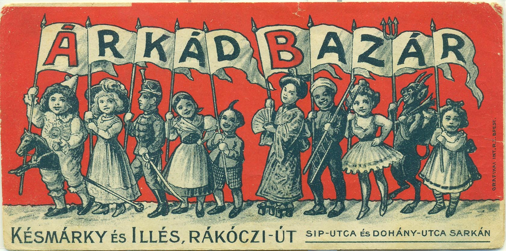 Árkád Bazár (Magyar Kereskedelmi és Vendéglátóipari Múzeum CC BY-NC-SA)