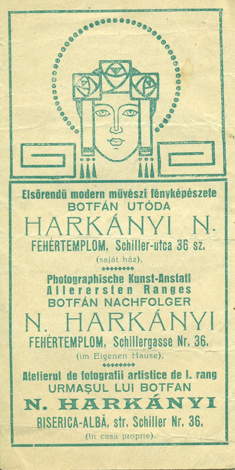 HARKÁNYI N. fényképészete (Magyar Kereskedelmi és Vendéglátóipari Múzeum CC BY-NC-SA)