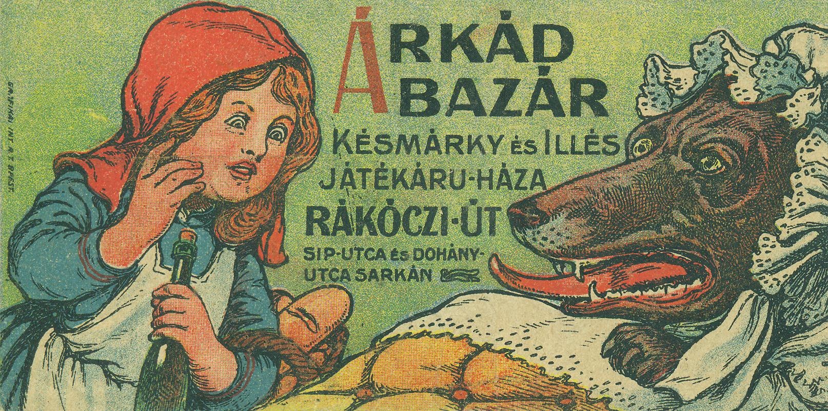 ÁRKÁD BAZÁR KÉSMÁRKY ÉS ILLÉS (Magyar Kereskedelmi és Vendéglátóipari Múzeum CC BY-NC-SA)