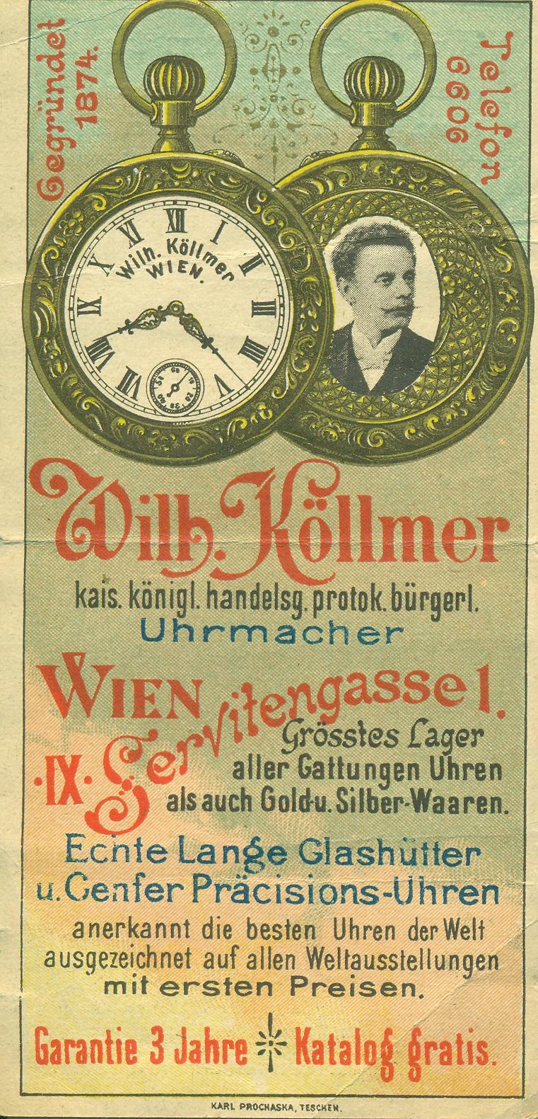 Wilh. Köllmer, Huber Antal (Magyar Kereskedelmi és Vendéglátóipari Múzeum CC BY-NC-SA)