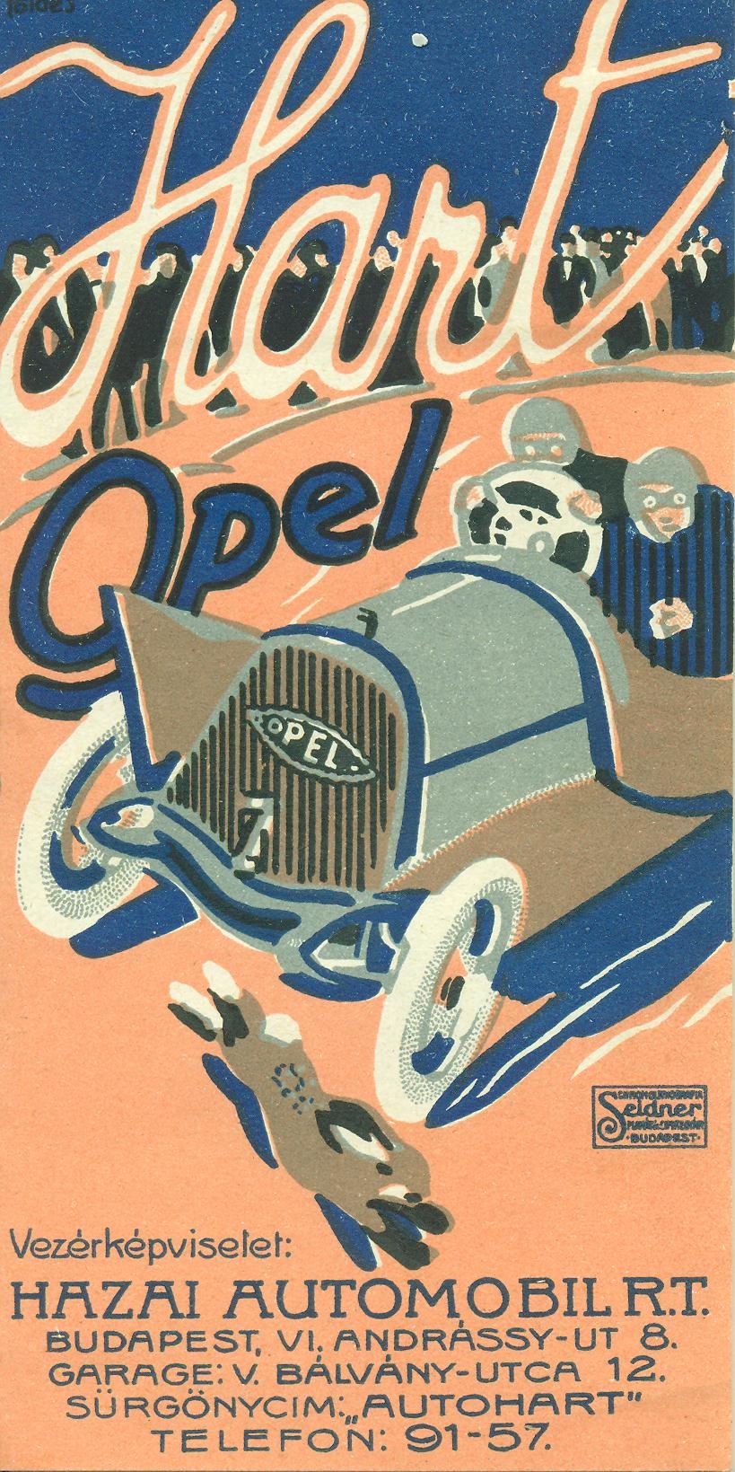 OPEL/HAZAI AUTOMOBIL R.T. (Magyar Kereskedelmi és Vendéglátóipari Múzeum CC BY-NC-SA)