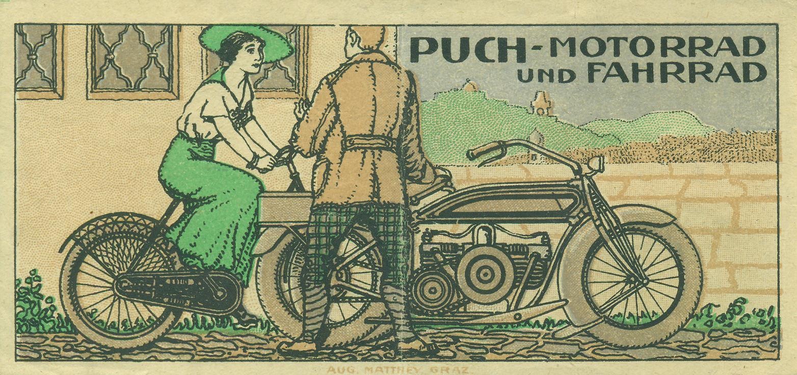 PUCH- MOTORRAD UND FAHRRAD (Magyar Kereskedelmi és Vendéglátóipari Múzeum CC BY-NC-SA)