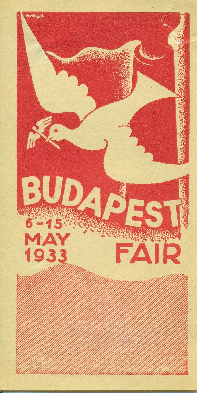 BUDAPESTI NEMZETKÖZI VÁSÁR 1933. MÁJUS 6-15. (Magyar Kereskedelmi és Vendéglátóipari Múzeum CC BY-NC-SA)