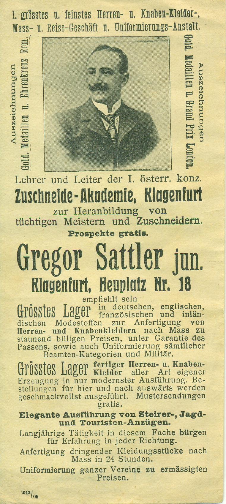 Gregor Sattler jun. (Magyar Kereskedelmi és Vendéglátóipari Múzeum CC BY-NC-SA)