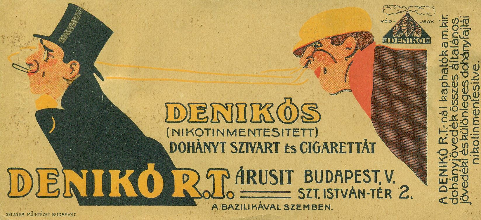 DENIKÓ (Magyar Kereskedelmi és Vendéglátóipari Múzeum CC BY-NC-SA)