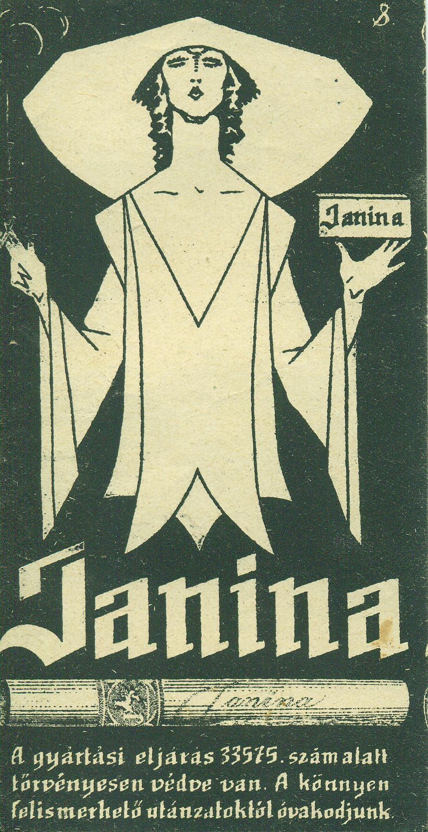 Janina (Magyar Kereskedelmi és Vendéglátóipari Múzeum CC BY-NC-SA)
