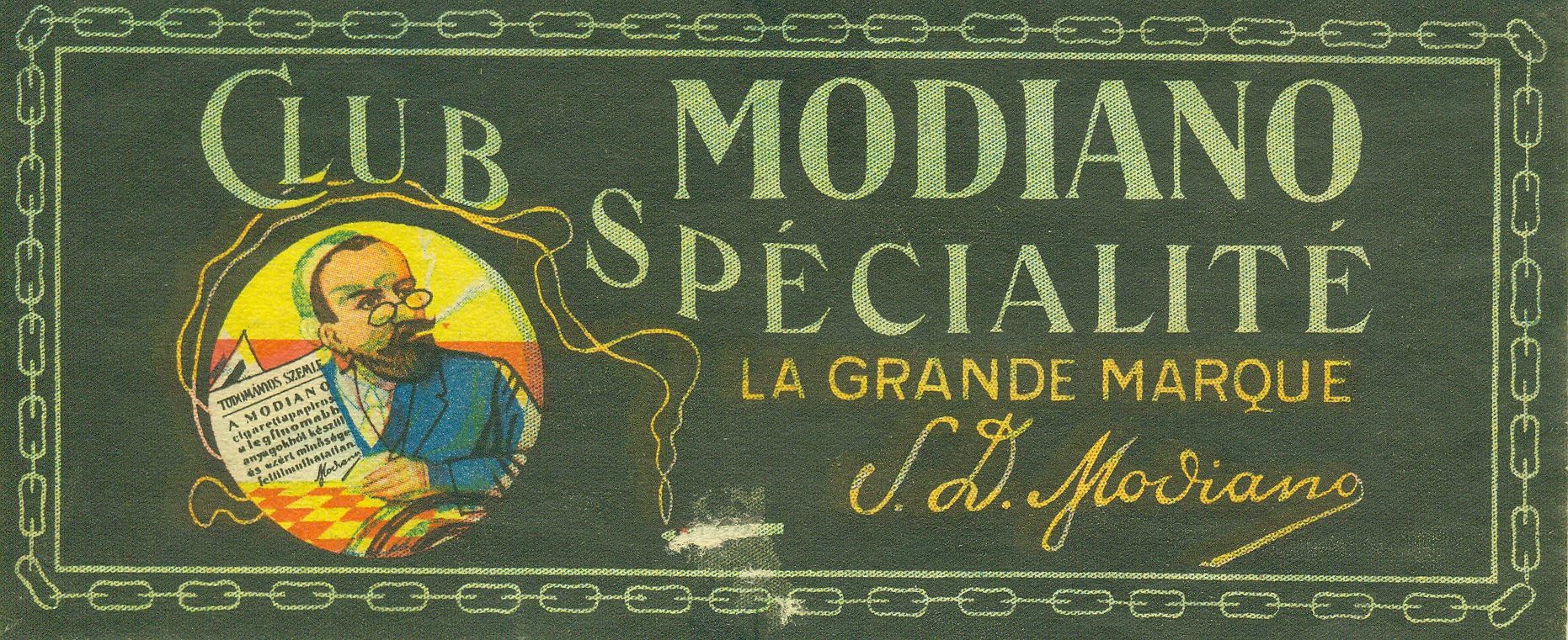 MODIANO CLUB SPECIALITÉ (Magyar Kereskedelmi és Vendéglátóipari Múzeum CC BY-NC-SA)