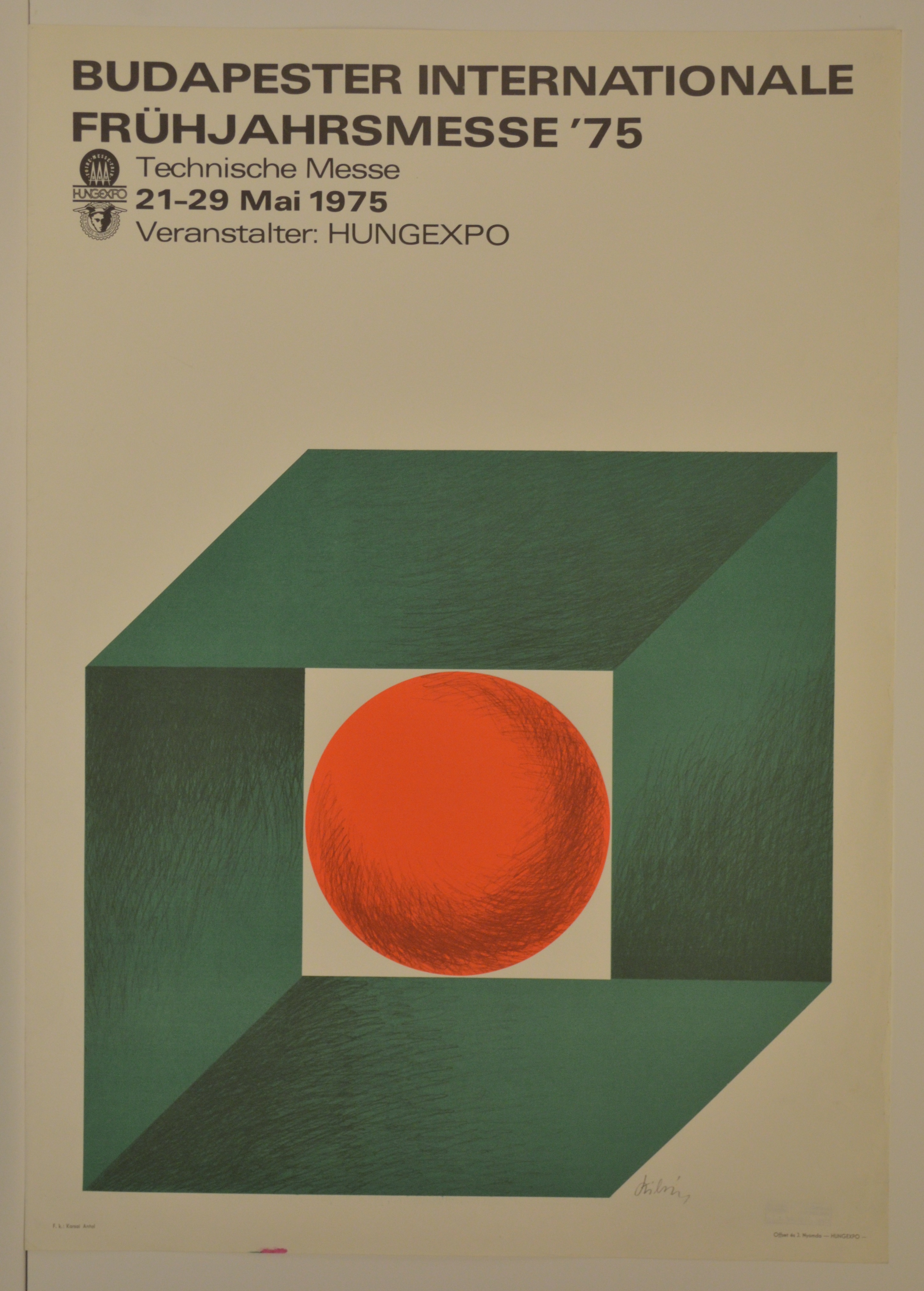 Budapester Internationale Frühjahrsmesse plakátja (Magyar Kereskedelmi és Vendéglátóipari Múzeum CC BY-NC-SA)