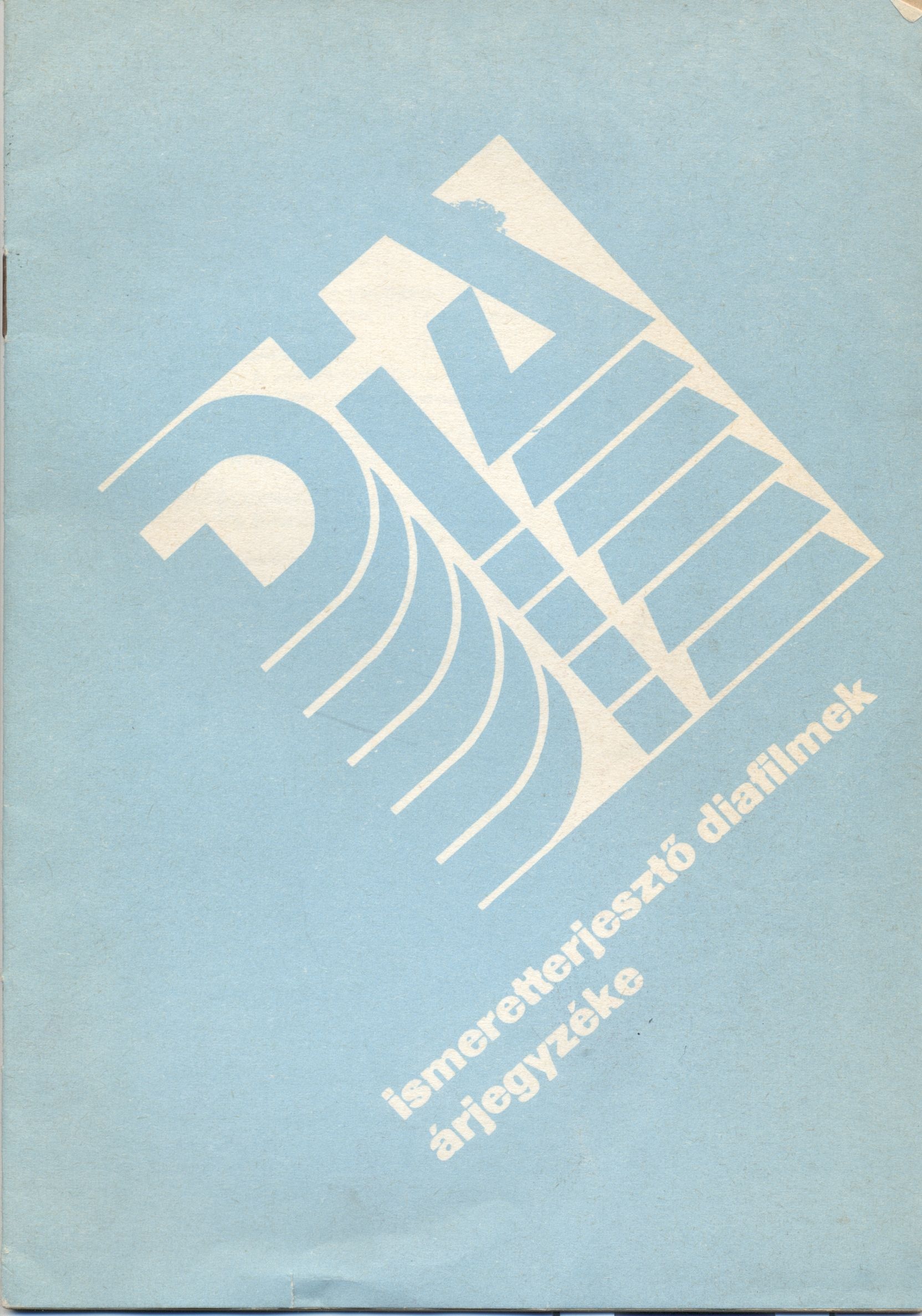 Diafilm árjegyzék (Magyar Kereskedelmi és Vendéglátóipari Múzeum CC BY-NC-SA)
