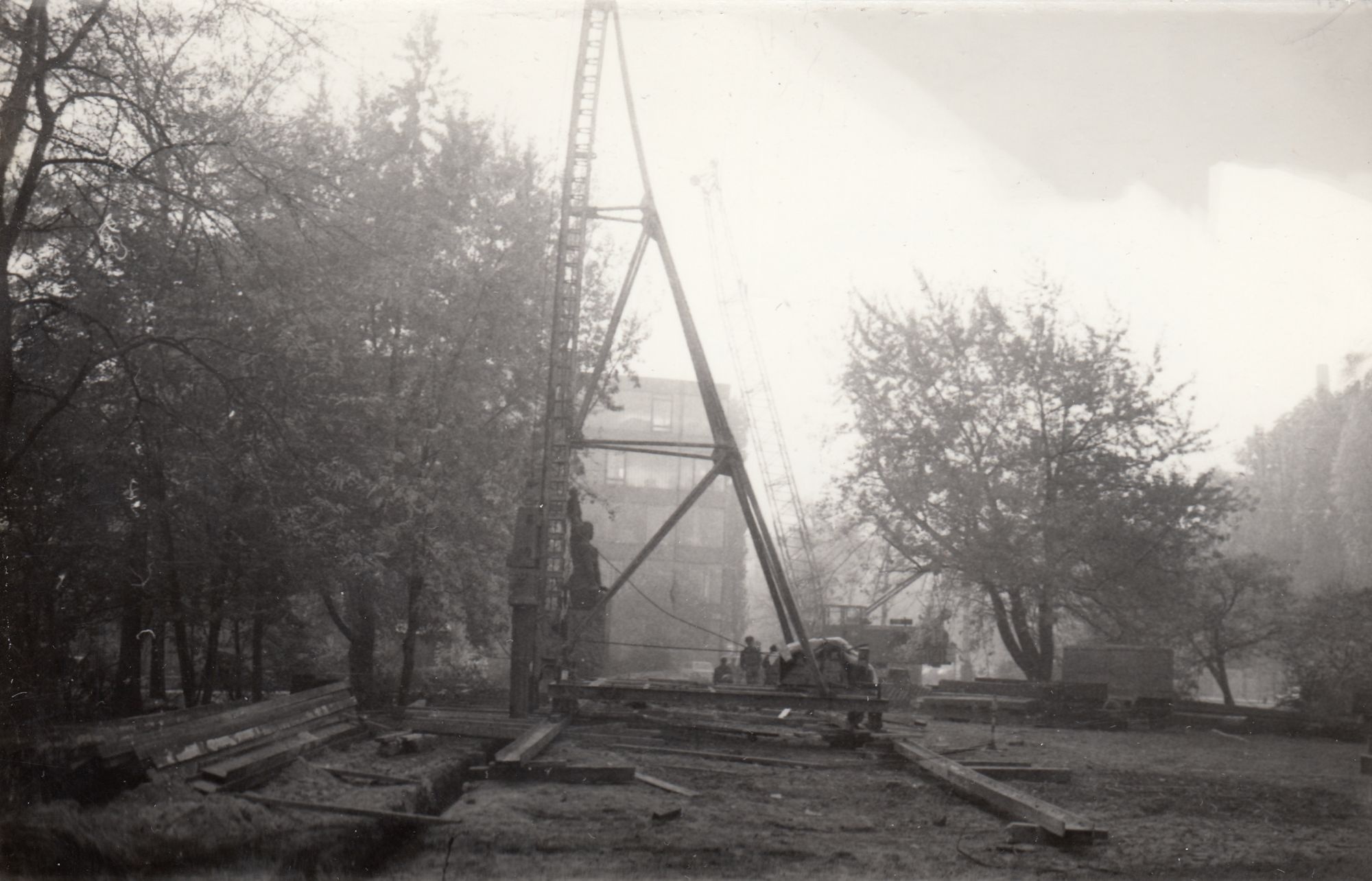 Metró építése (Angyalföldi Helytörténeti Gyűjtemény CC BY-NC-SA)