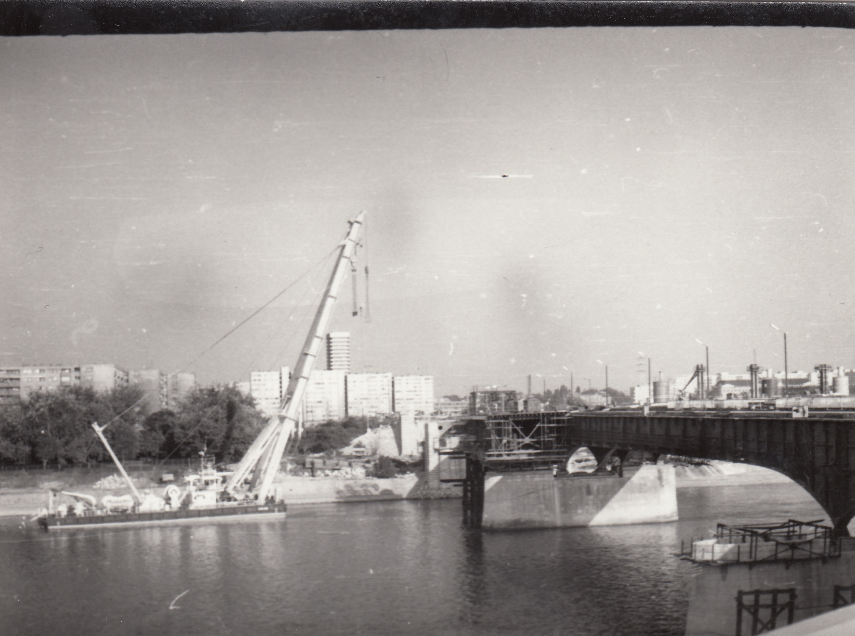 Árpád híd kiszélesítése (Angyalföldi Helytörténeti Gyűjtemény CC BY-NC-SA)