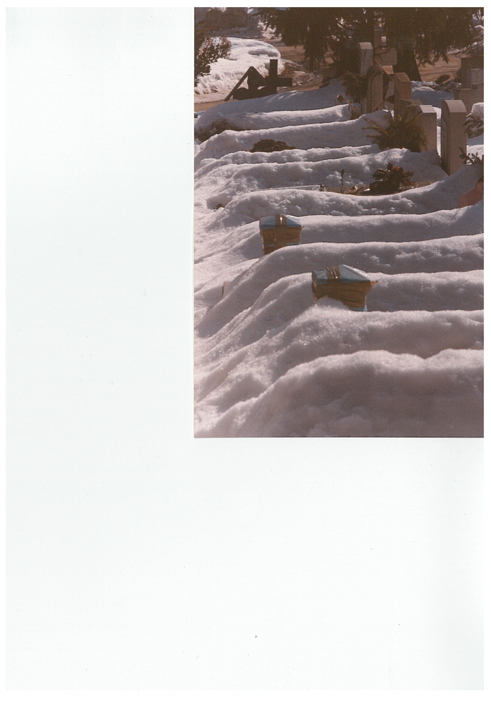Temetői képek: sírok, havazva (álló kép, 2) (Nemzeti Örökség Intézete – Kegyeleti Múzeum CC BY-NC-SA)