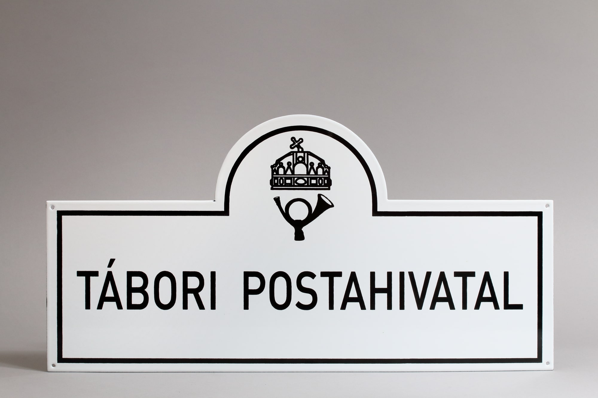 Tábori posta címtábla (Postamúzeum CC BY-NC-SA)