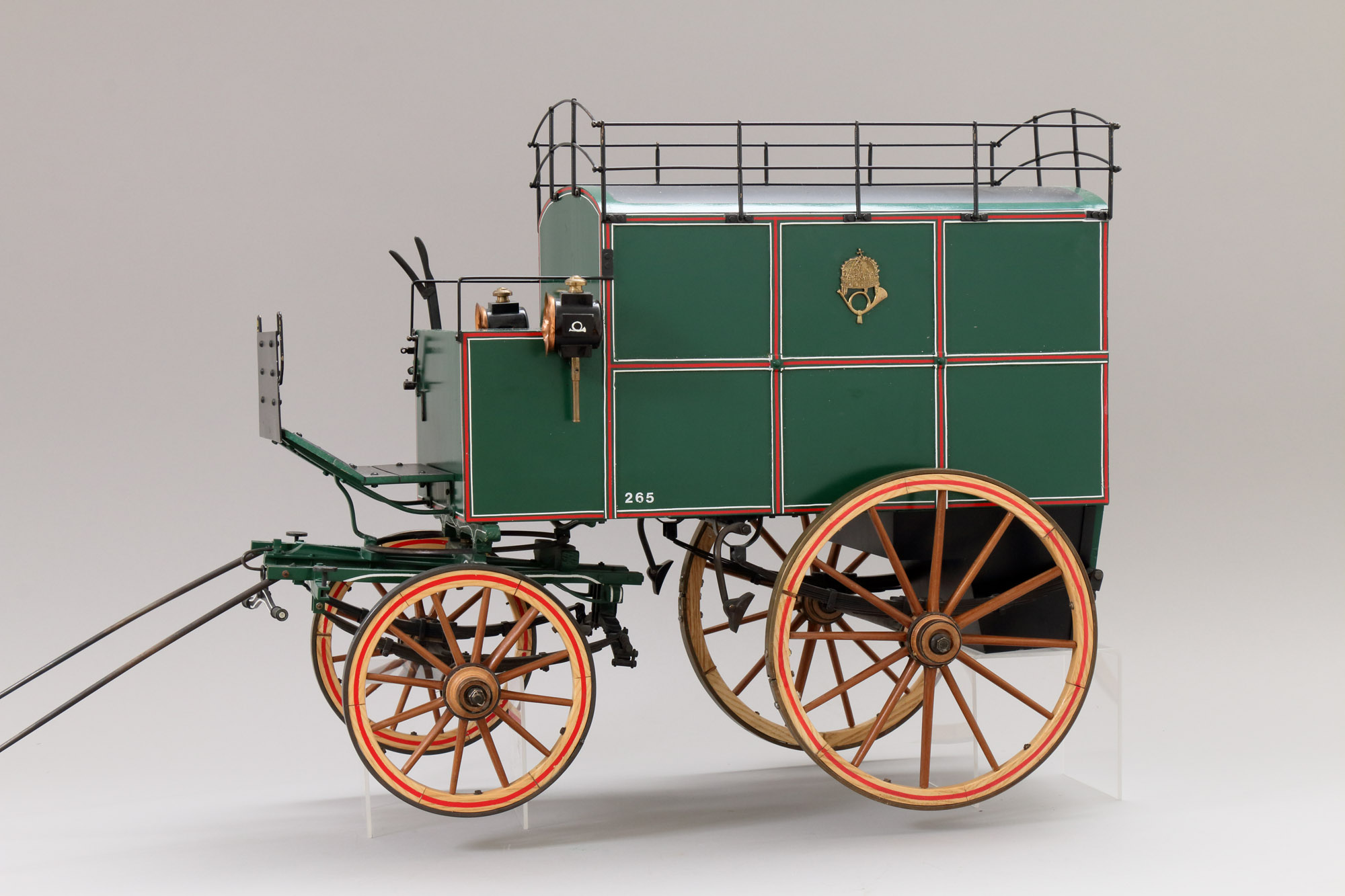 Cariol kocsi - modell (Postamúzeum CC BY-NC-SA)