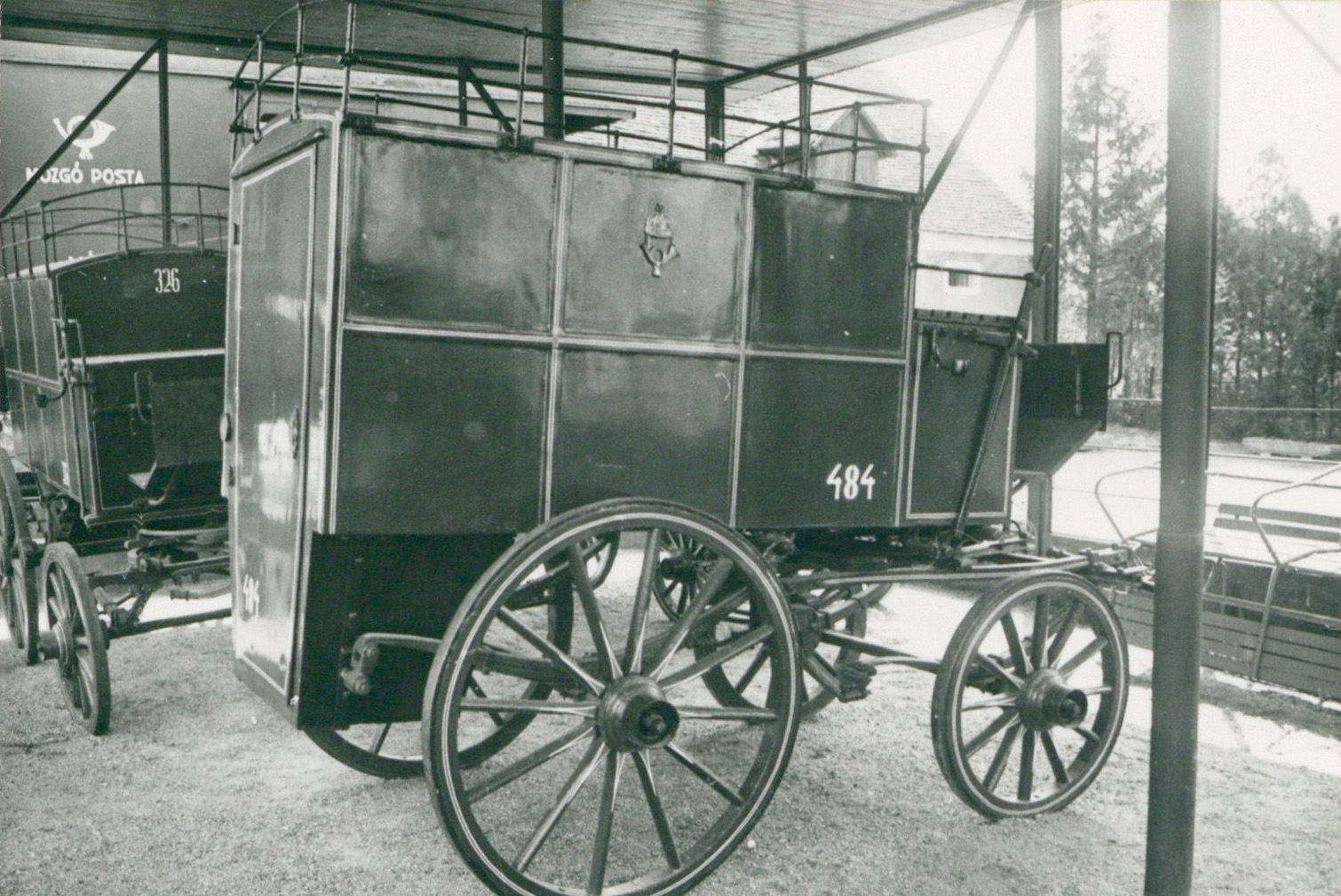 Csomagkézbesítő kariolkocsi (Postamúzeum CC BY-NC-SA)