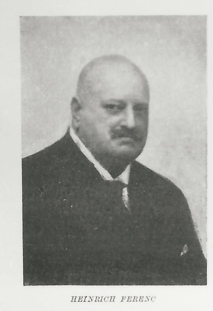 Heinrich Ferenc kereskedelemügyi miniszter portréja Budapest XX. század első fele (Magyar Kereskedelmi és Vendéglátóipari Múzeum CC BY-NC-SA)