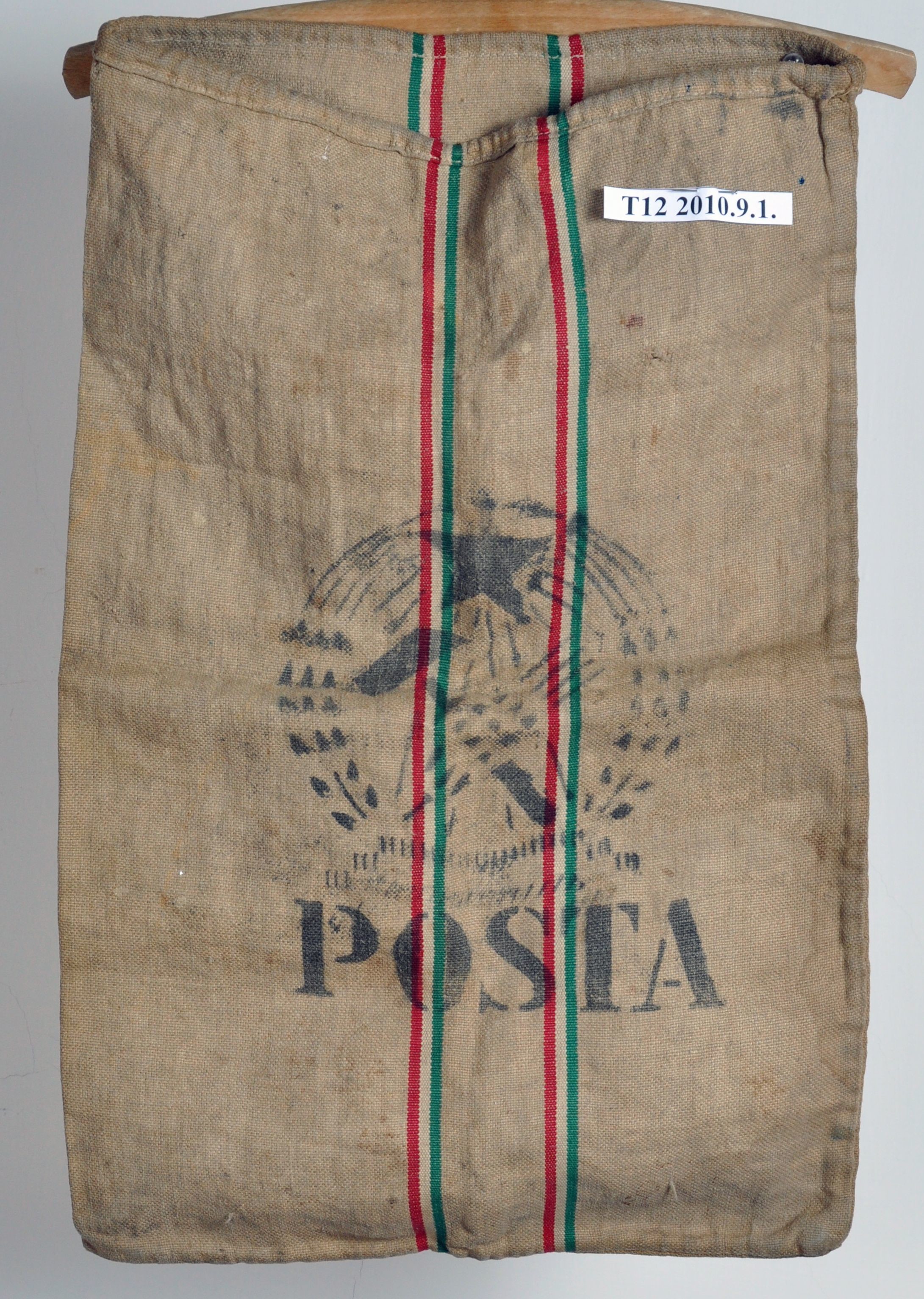 Levélzsák Rákosi címerrel (Postamúzeum CC BY-NC-SA)