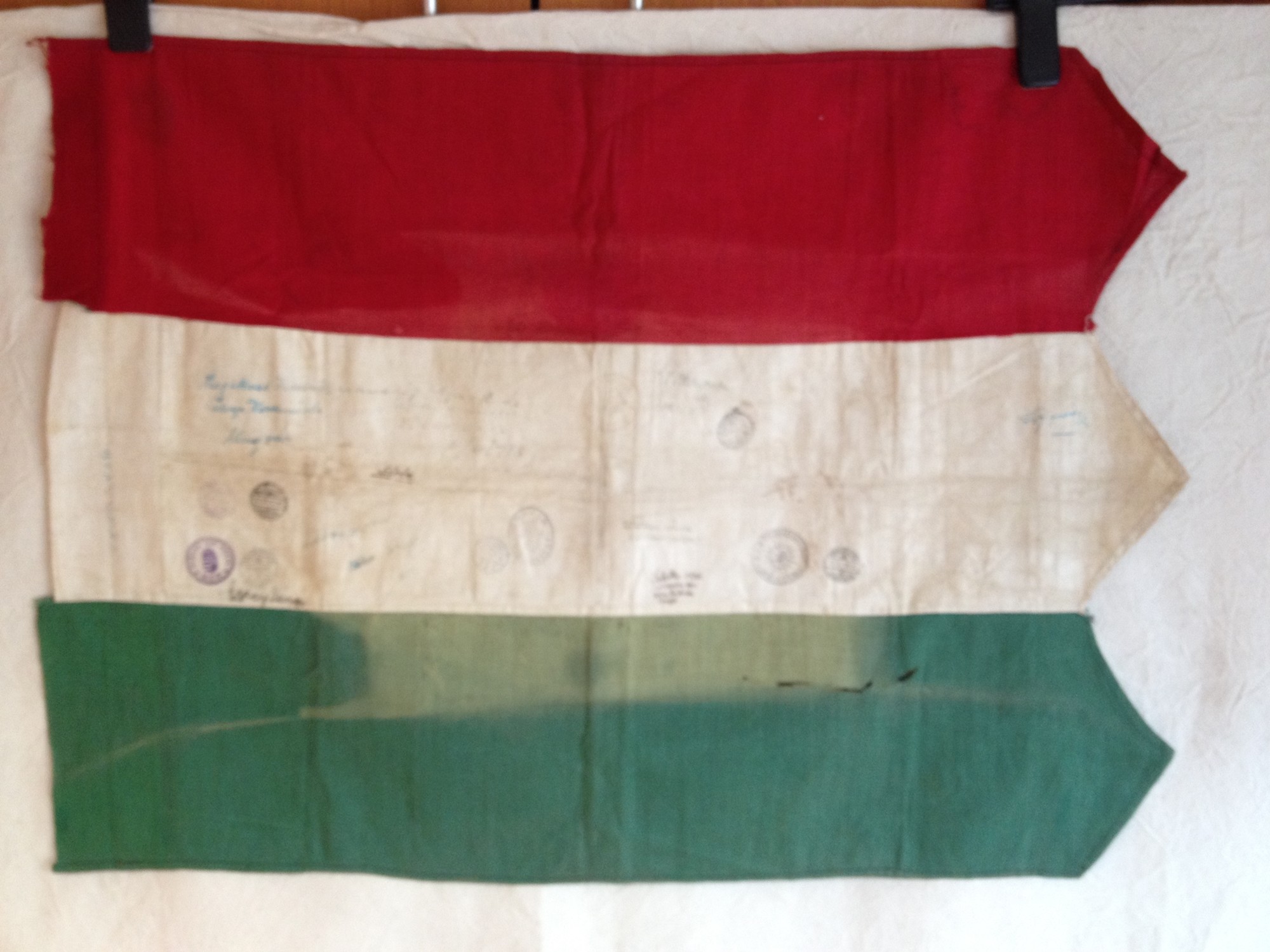 Nemzeti színű zászló, 1938. (Postamúzeum CC BY-NC-SA)