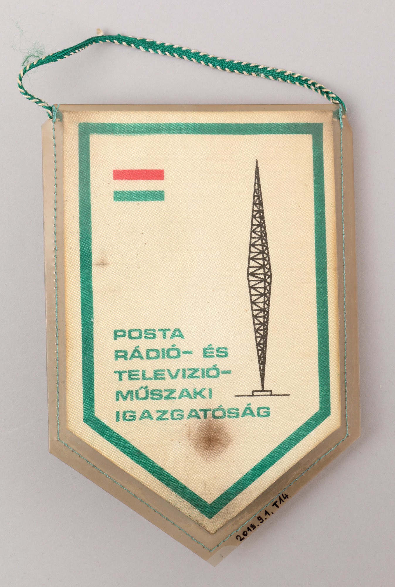 Reklámzászló - Posta Rádió- és Televízióműszaki Igazgatóság (Postamúzeum CC BY-NC-SA)