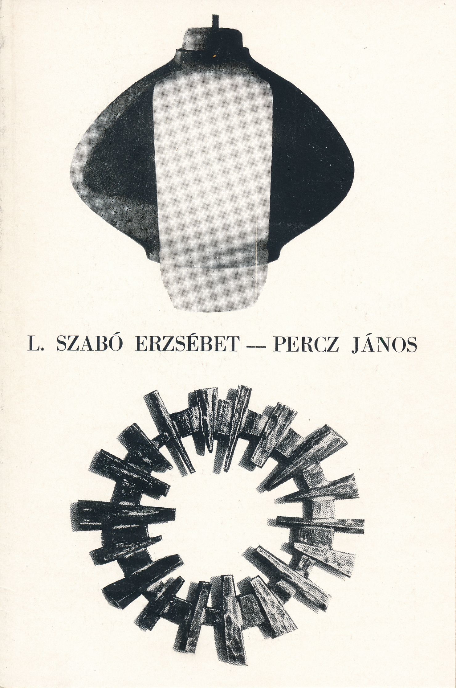 L. Szabó Erzsébet és Percz János kiállítása Szeged 1969 (Design DigiTár – Iparművészeti archívum CC BY-NC-SA)