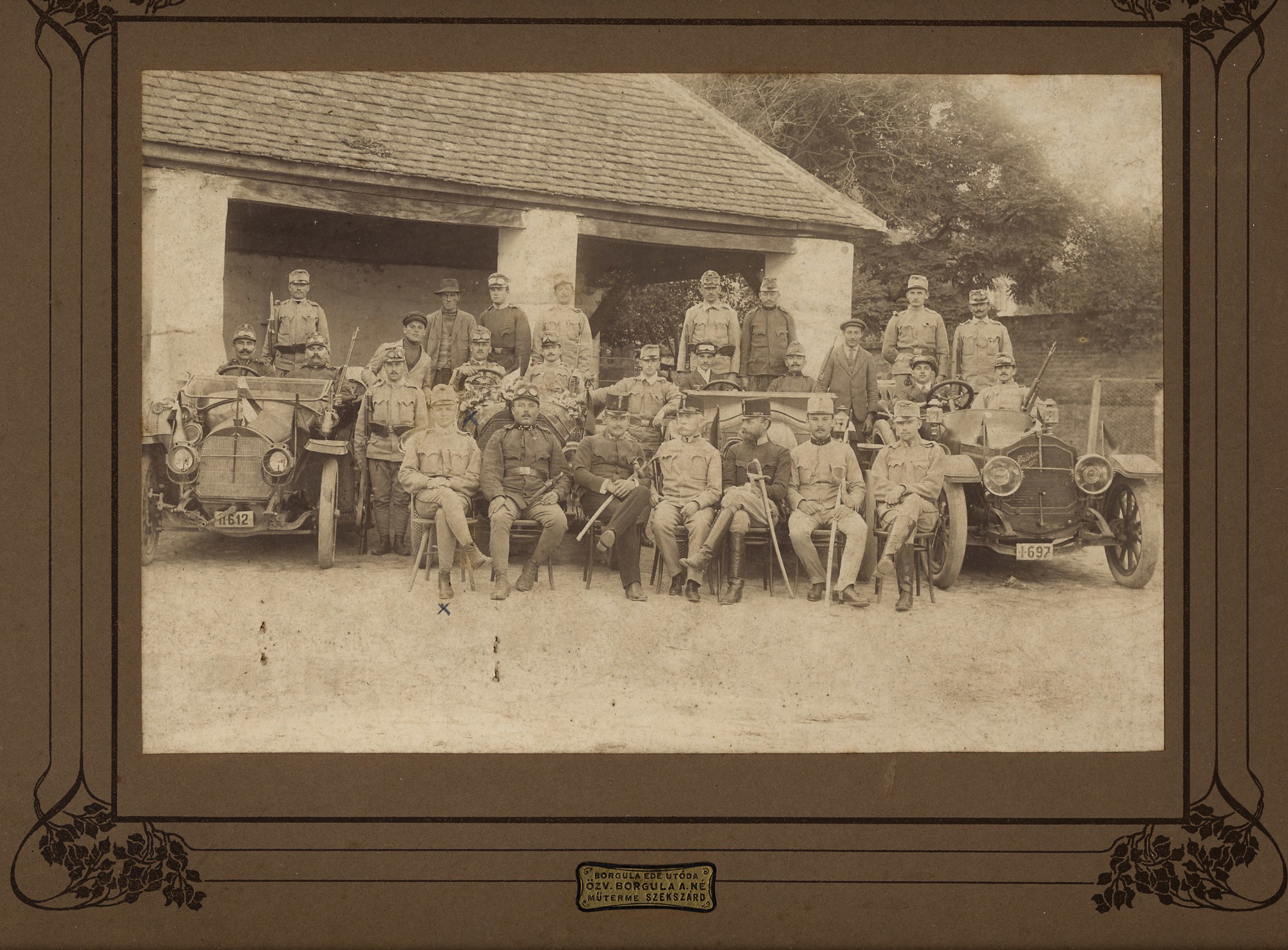 Katonai fényképek az I. világháború idejéből (Postamúzeum CC BY-NC-SA)