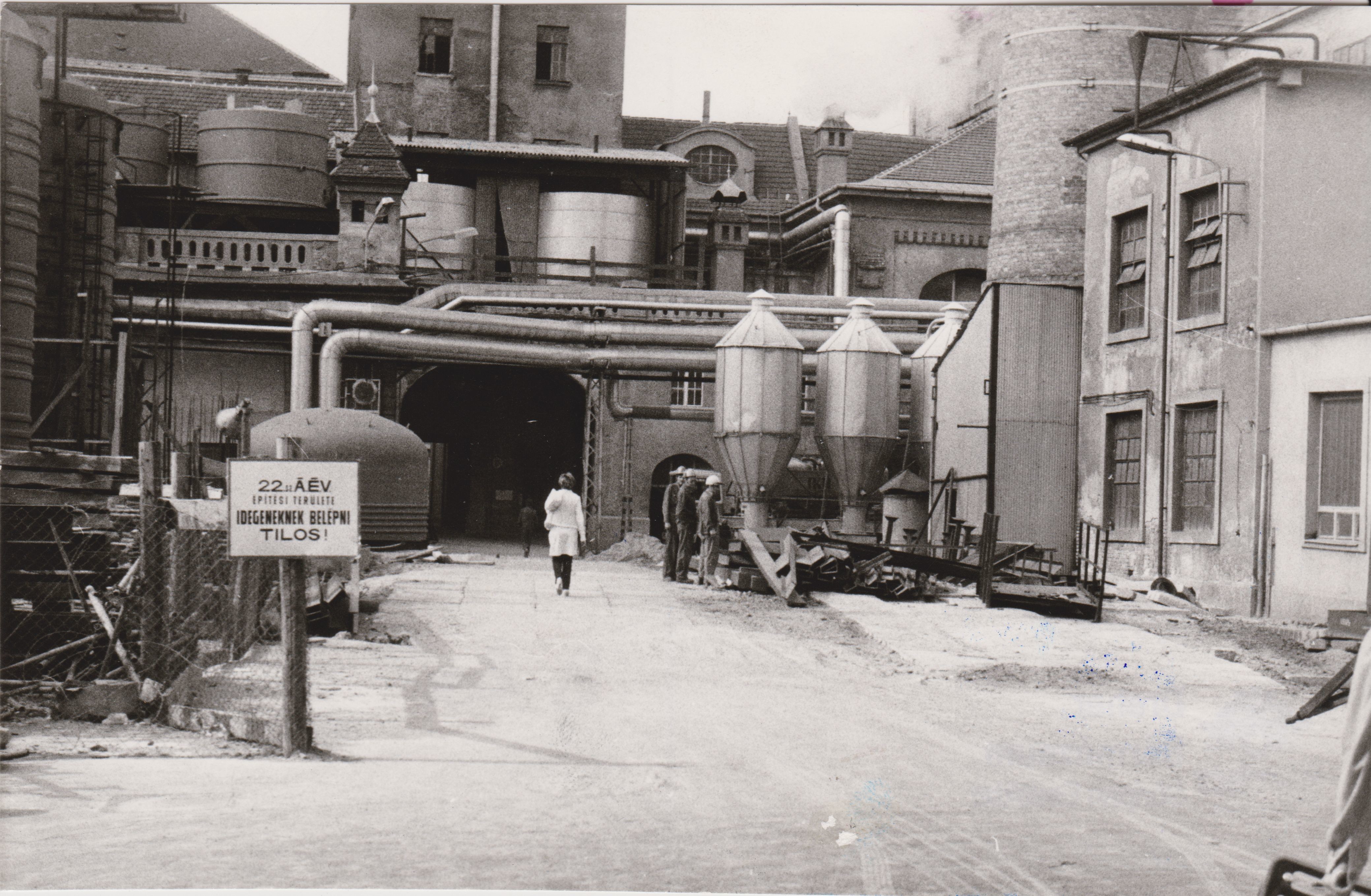 Dreher Sörgyárak - Erjesztők és főzőház épülete az udvar felől nézve (Dreher Sörgyárak - Dreher Sörmúzeum CC BY-NC-SA)