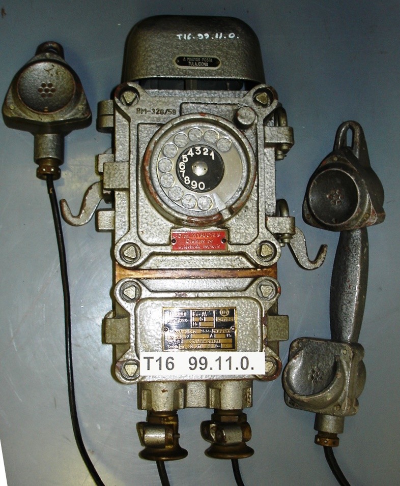 Lengyel bányatelefon KTA-3222 (Postamúzeum CC BY-NC-SA)