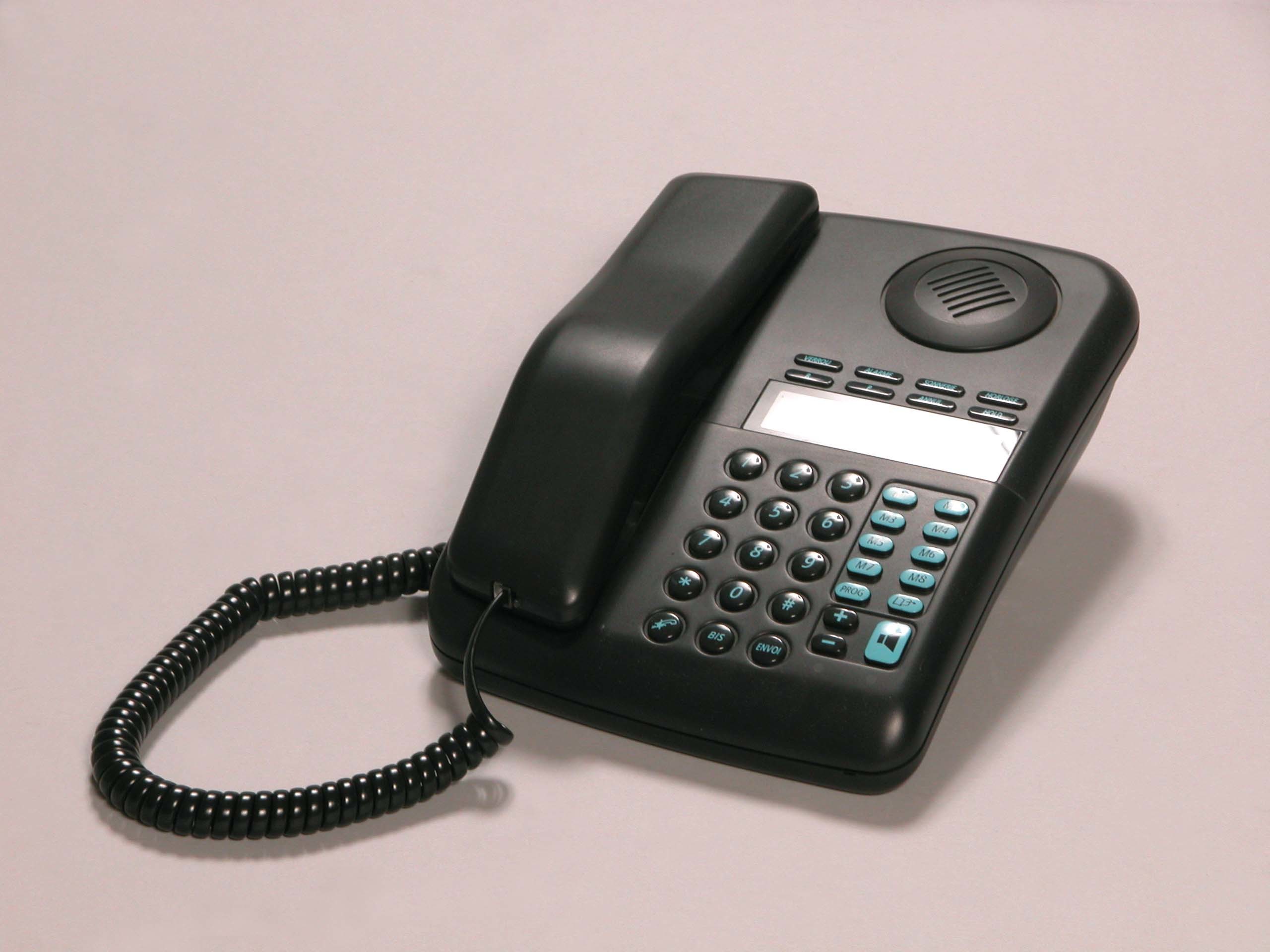 Ondeos 30 MM telefonkészülék CB, (fekete) (Postamúzeum CC BY-NC-SA)