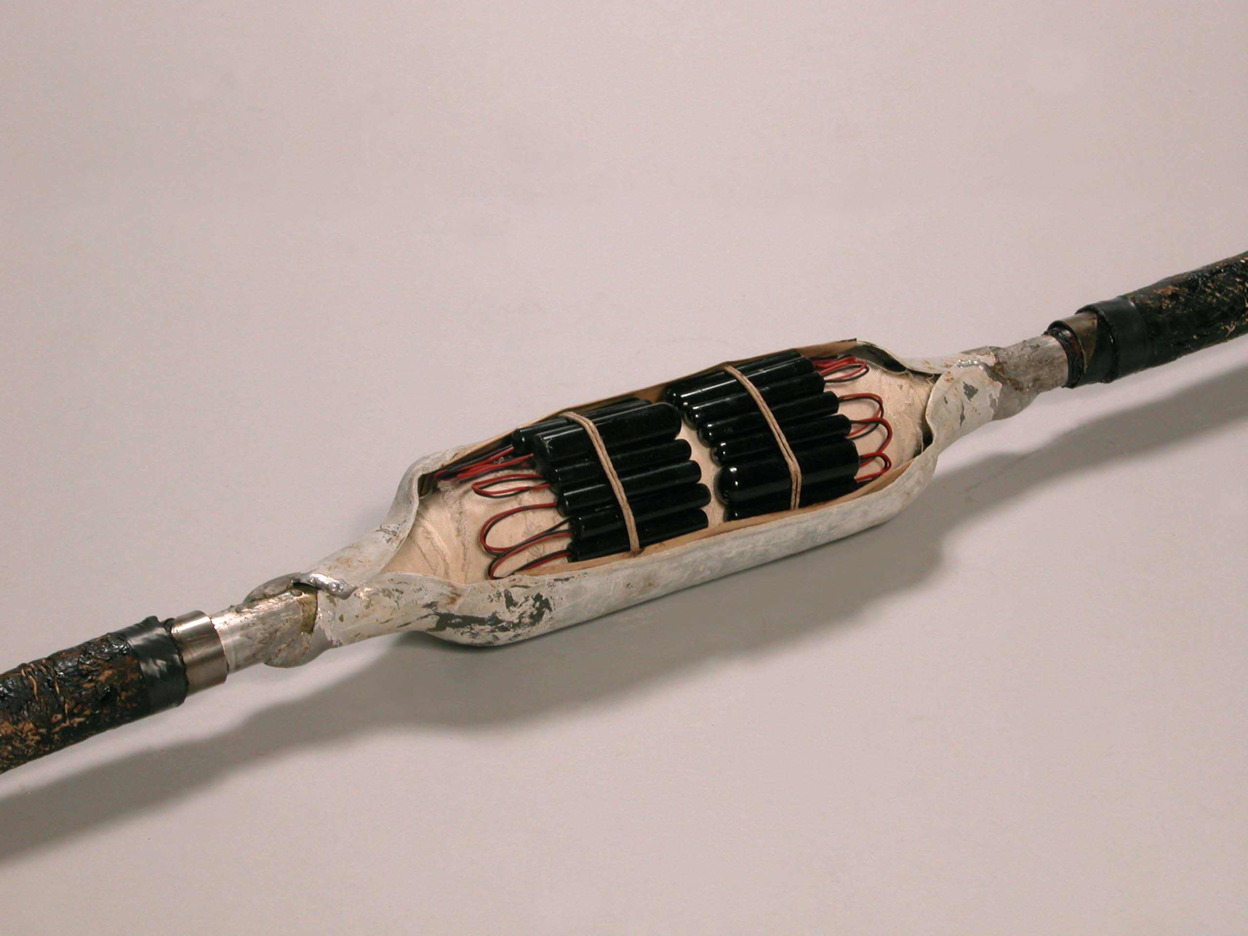 Távközlési kábel19x4/0,9 kondenzátoros. kötés (Postamúzeum CC BY-NC-SA)