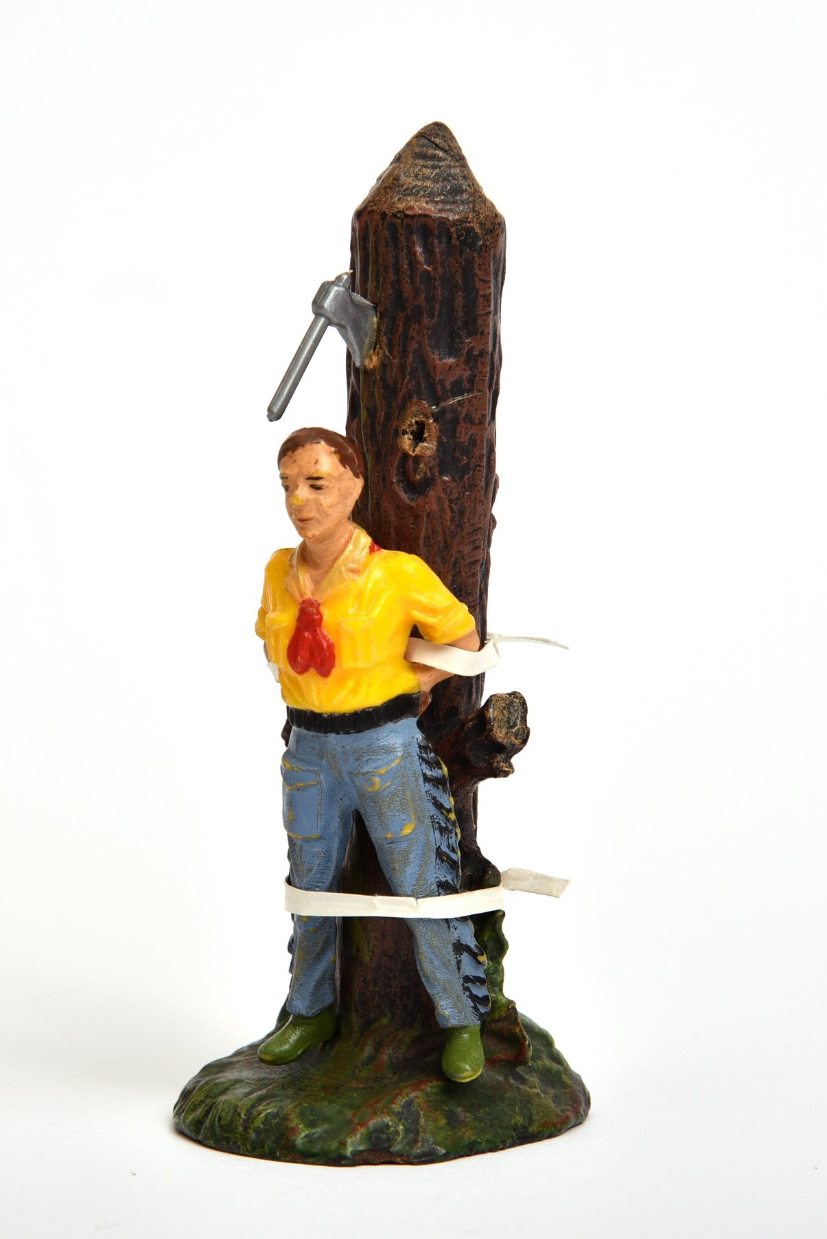 Cowboy fához kötve (Óbudai Múzeum CC BY-NC-SA)