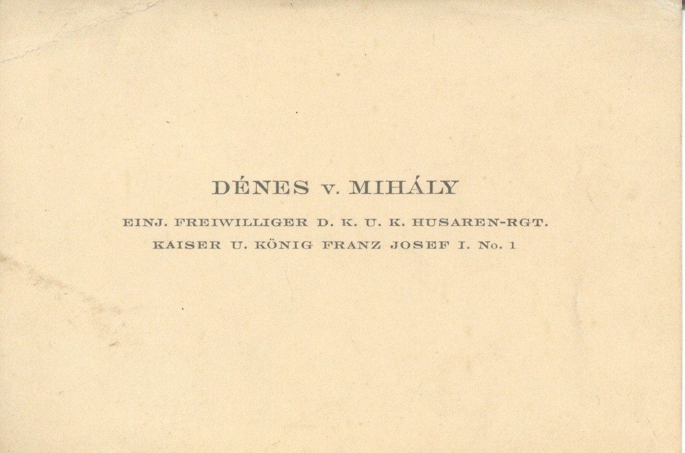 Névkártya (Postamúzeum CC BY-NC-SA)