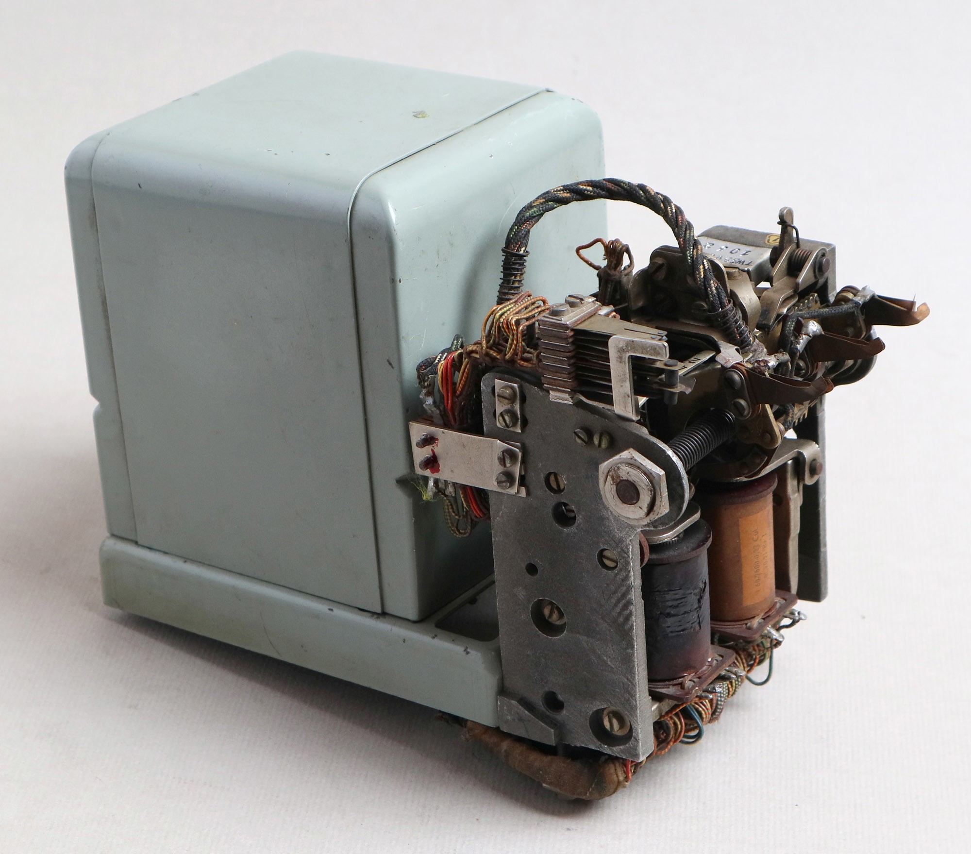 STROWGER-típusú emelő-választógép (TW 55 VV) (Postamúzeum CC BY-NC-SA)
