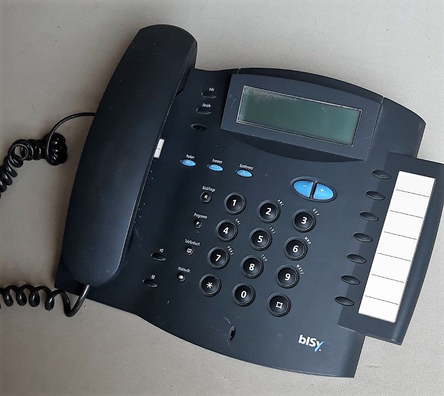 Telefonkészülék, CB ISDN QUANTE bISy (Postamúzeum CC BY-NC-SA)