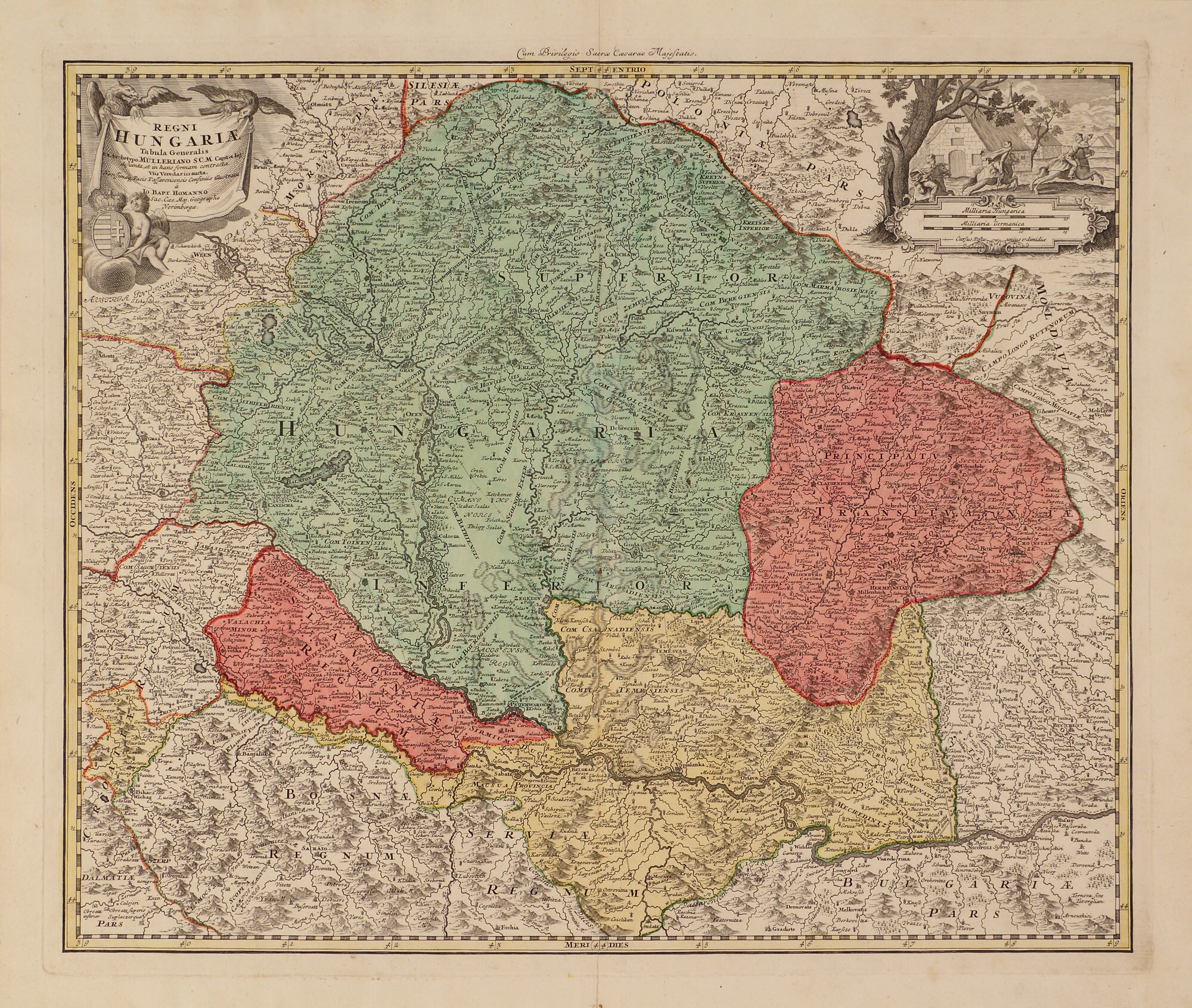 A Magyar Királyság térképe (Postamúzeum CC BY-NC-SA)