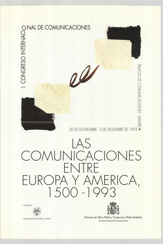 Plakát - nemzetközi konferencia, 1993 (Postamúzeum CC BY-NC-SA)