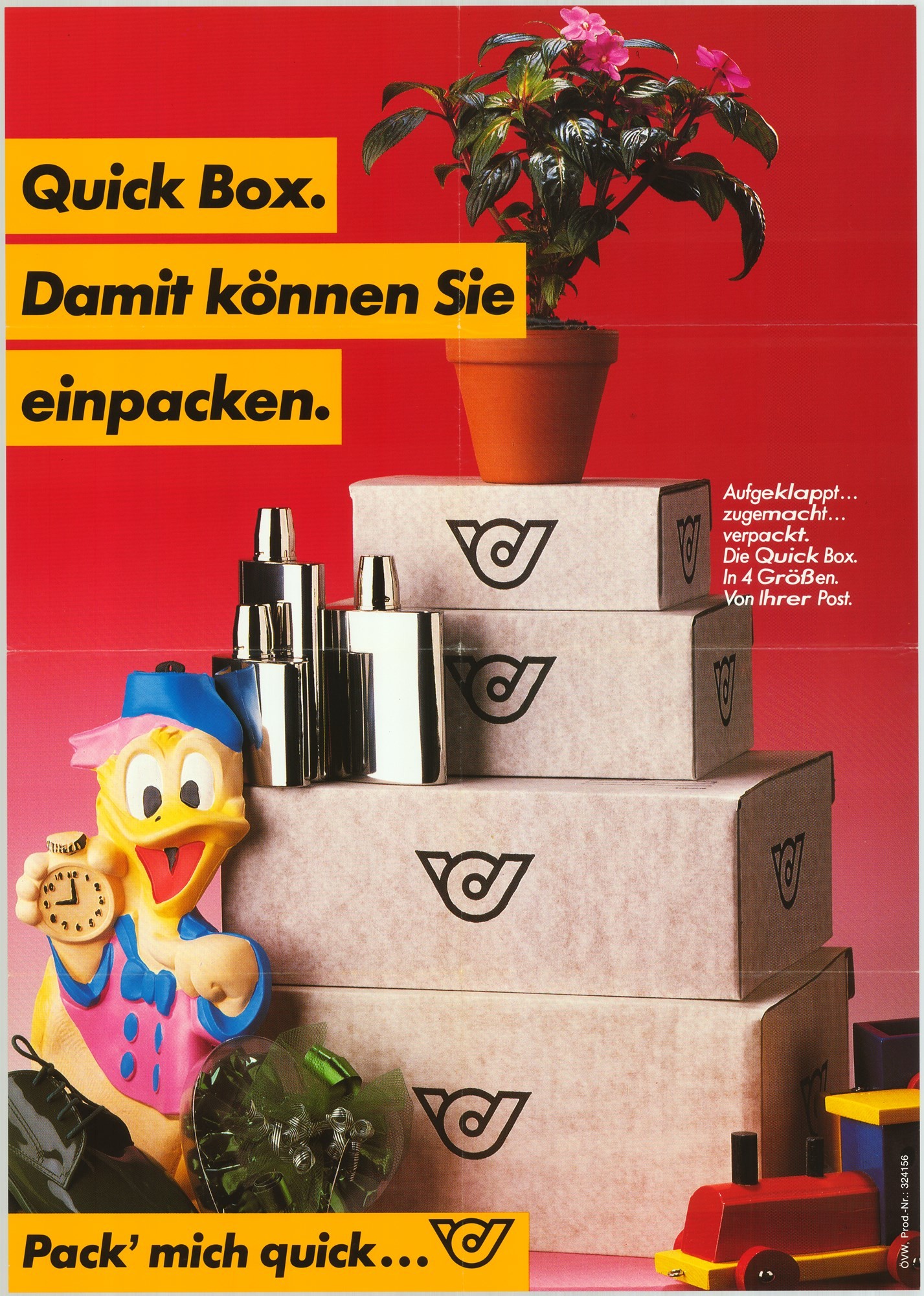 Plakát - Osztrák posta, Quick Box (Postamúzeum CC BY-NC-SA)